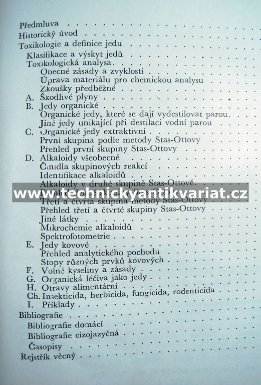 Základy toxikologie chemické