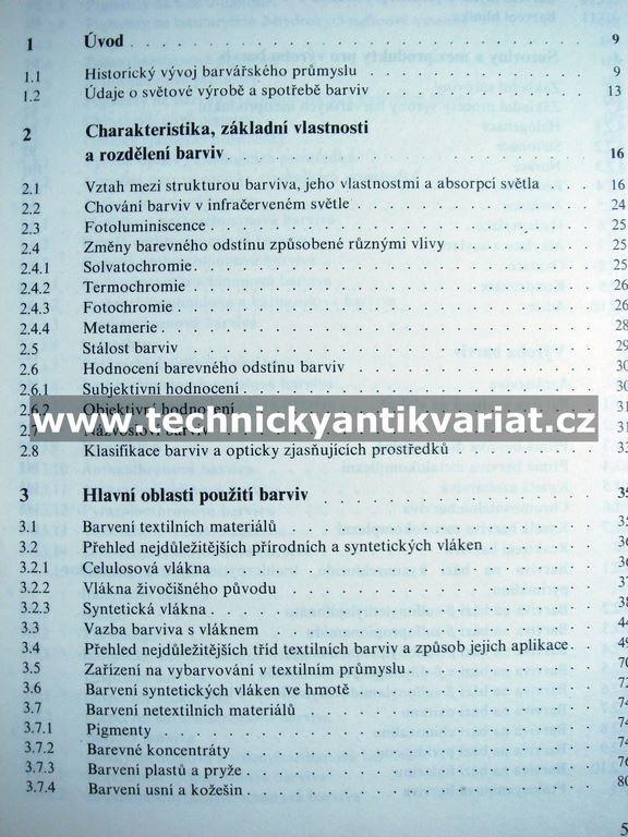 Barviva používaná v technické praxi