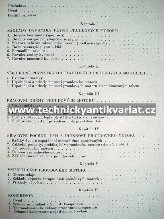 Theorie letadlových proudových motorů