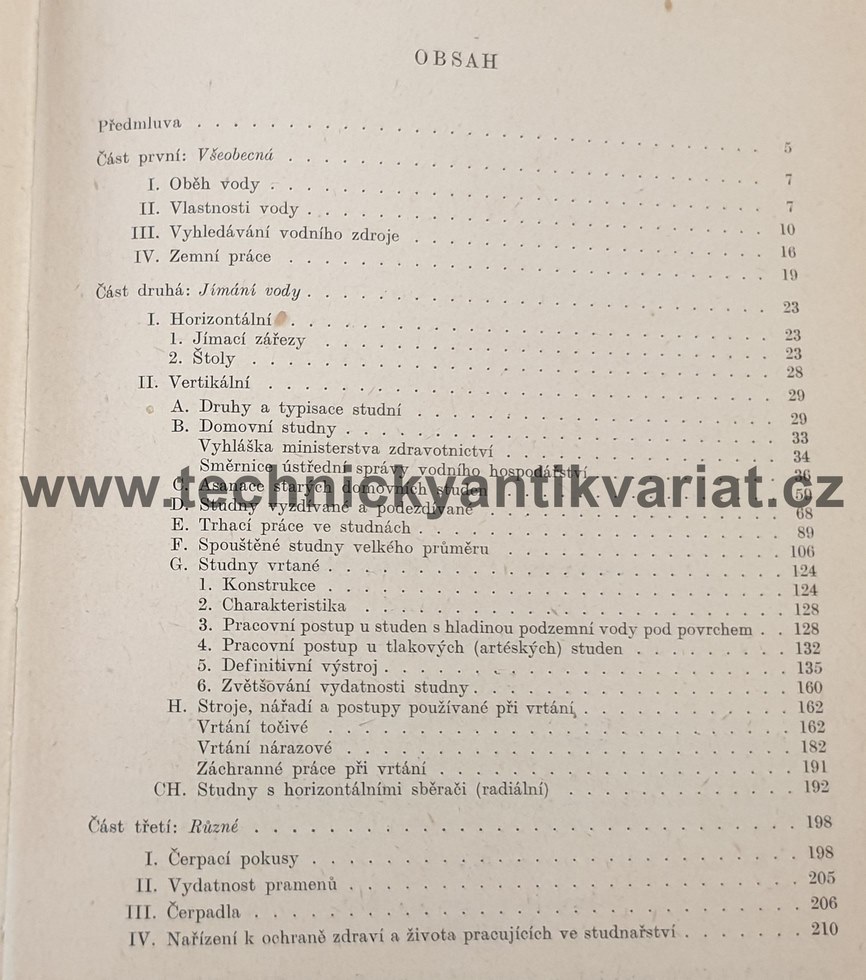 Stavba studní - M.Pštross, Č.Pštross (1959)