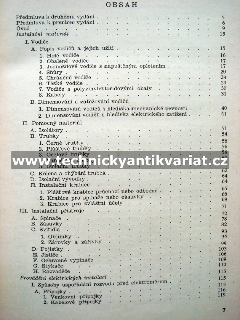 Domovní elektrická instalace 