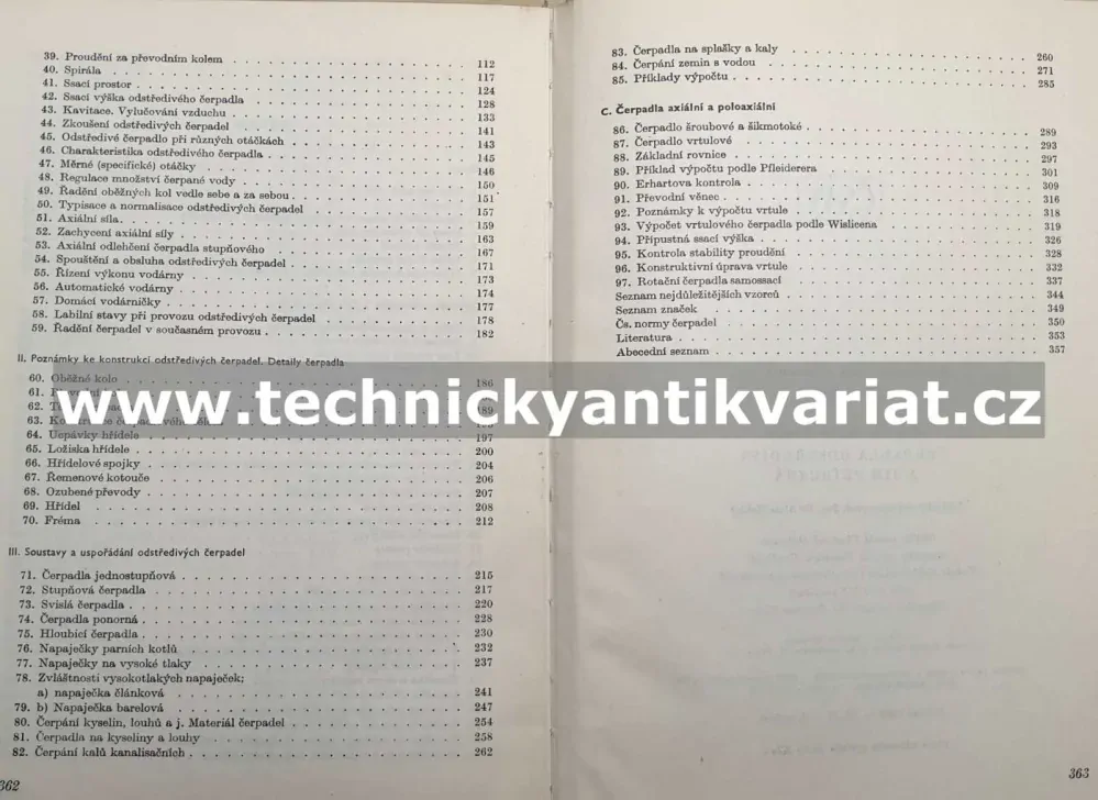 Čerpadla odstředivá a jim příbuzná - Václav Krouza (1956)