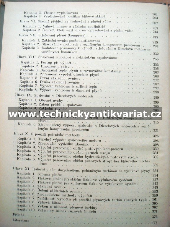 Pracovní pochody spalovacích motorů