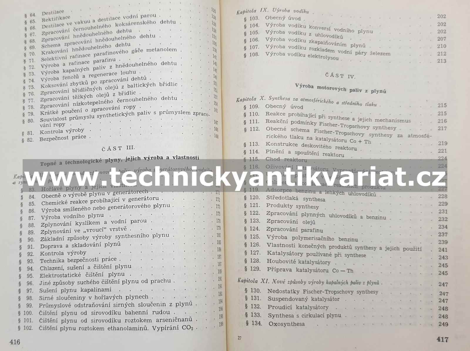 Chemie a technologie umělého kapalného paliva - J. M. Gojchrach, N. B. Pinjagin (1952)