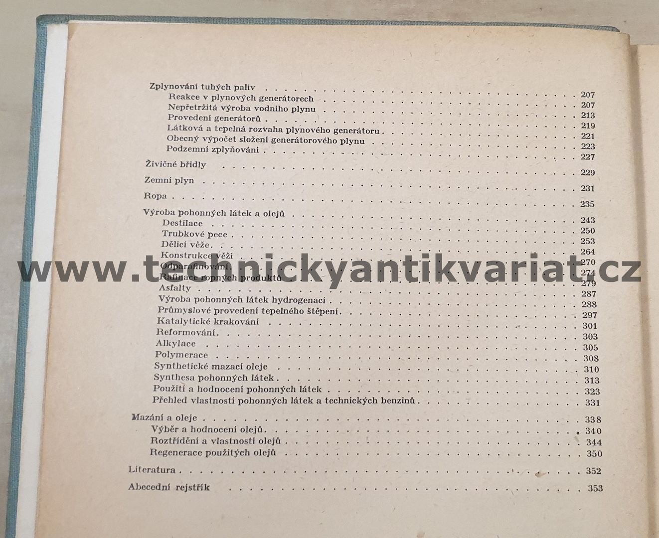 Paliva a jejich použití - Stanislav Landa (1956)