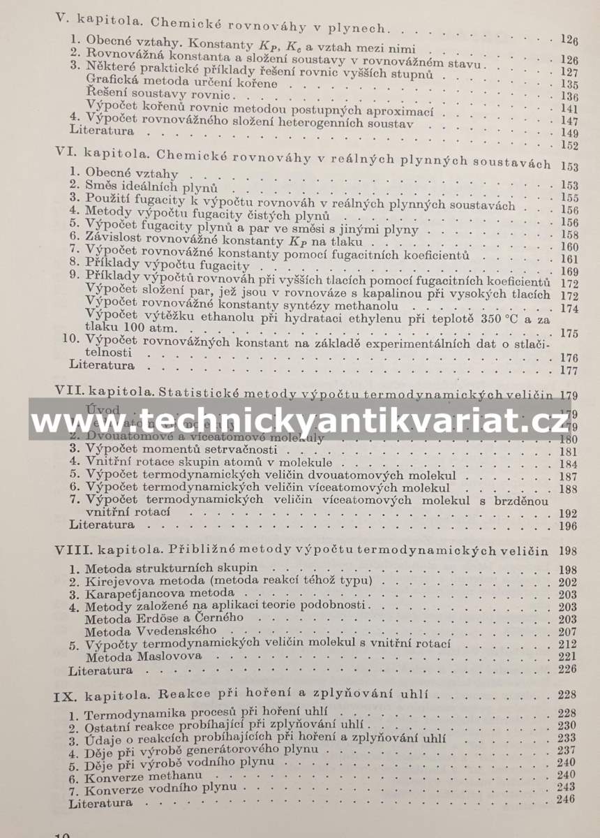Termodynamické výpočty petrochemických pochodů - A. A. Vvedenskij (1963)