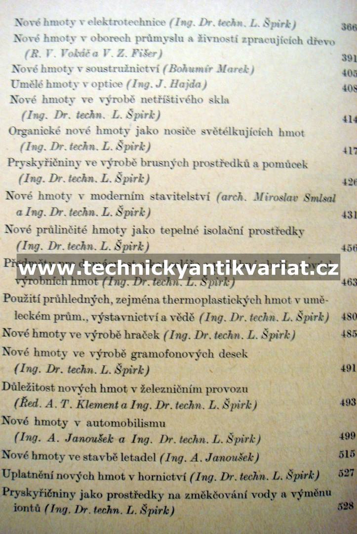 Technologie organických nových hmot