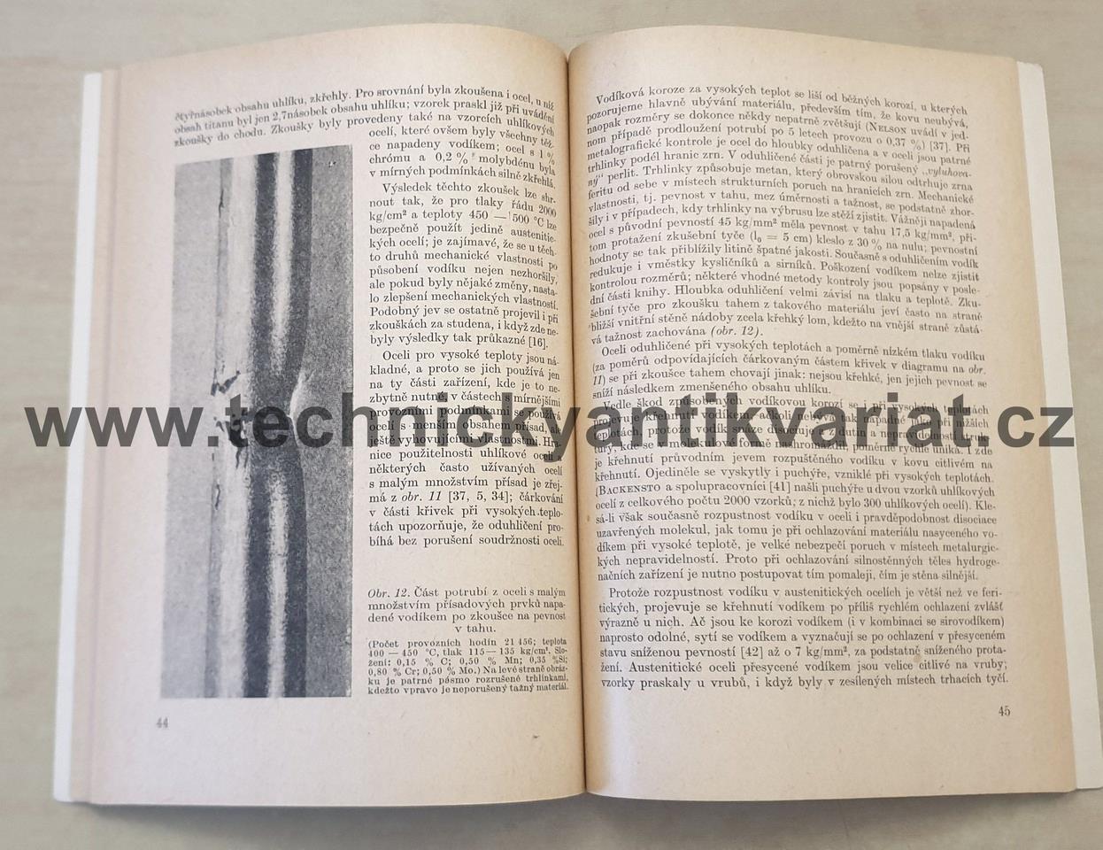 Vodíková koroze a křehkost kovů - R. Fridrich (1963)