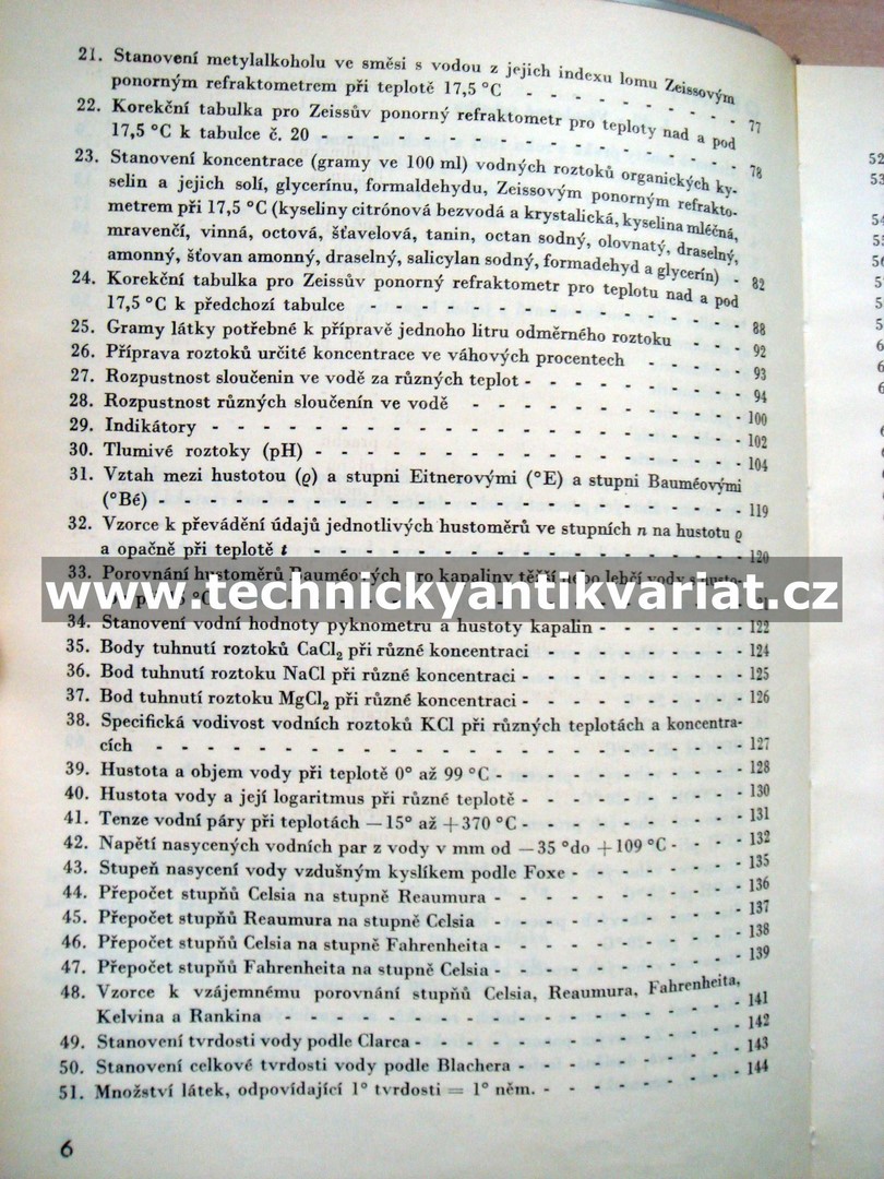 Chemické tabulky I. tabulky všeobecné