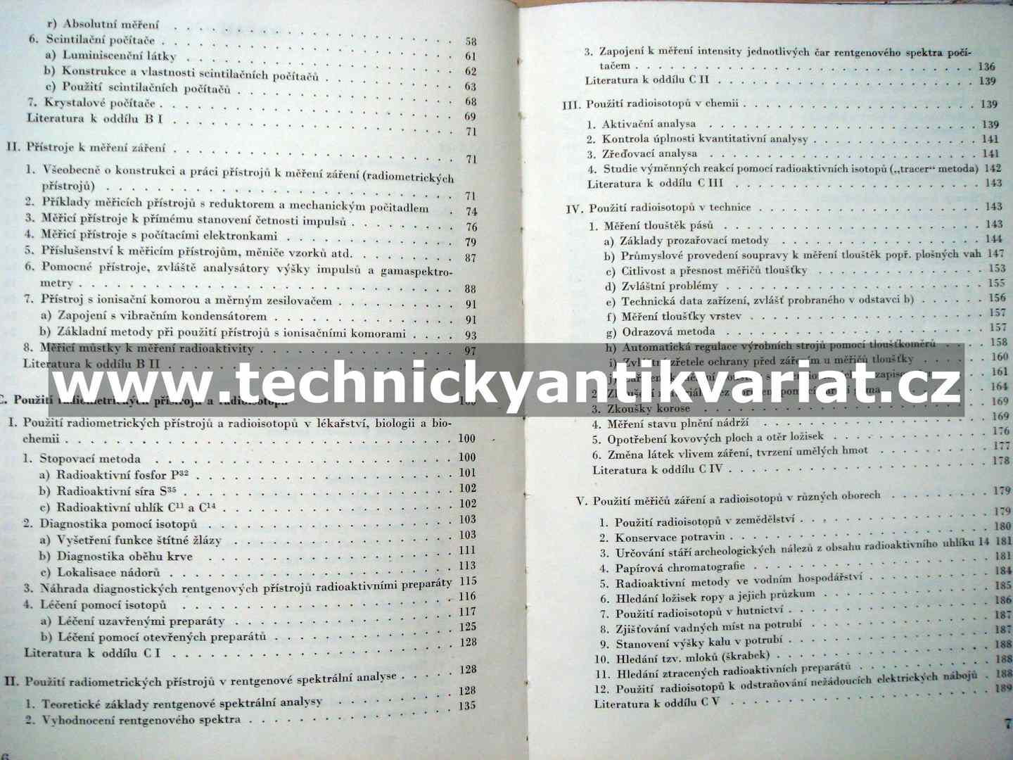 Úvod do měřící techniky záření a využití radioisotopů
