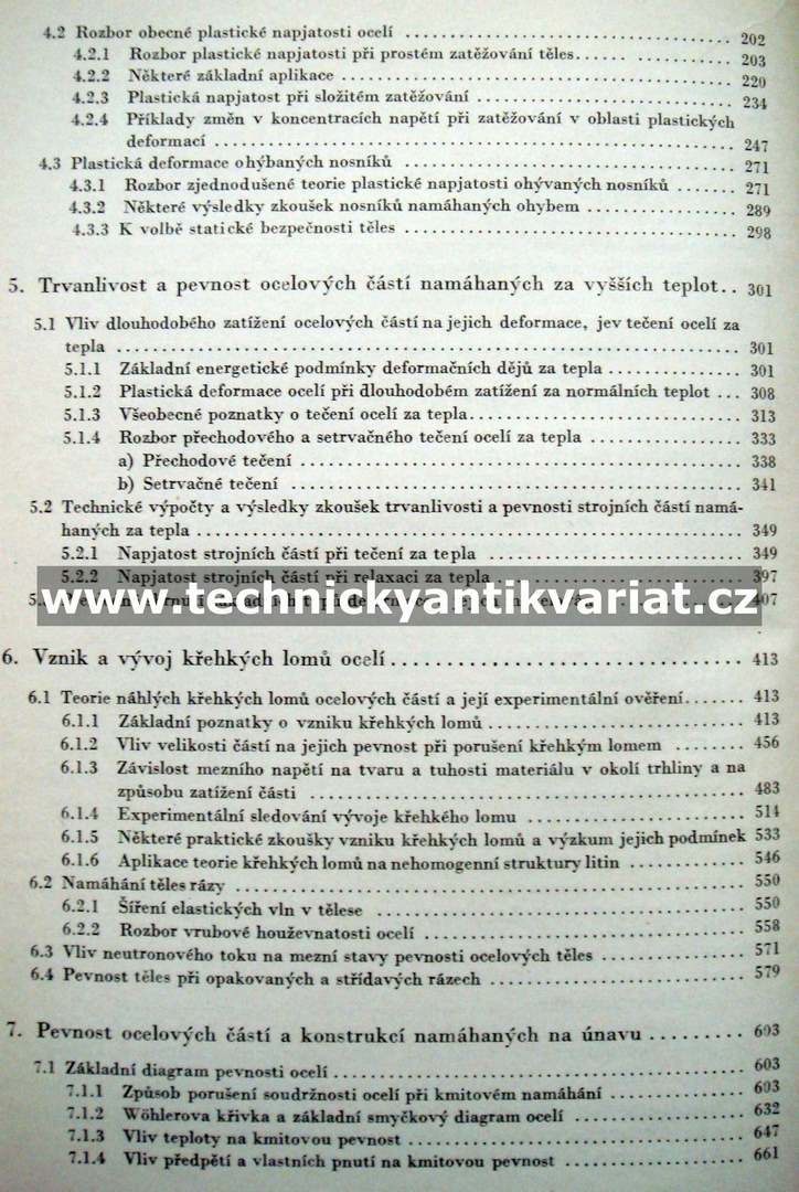 Tuhost a pevnost ocelových částí