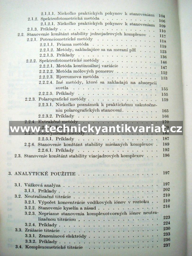 Komlplexné rovnováhy v analytickej chímii