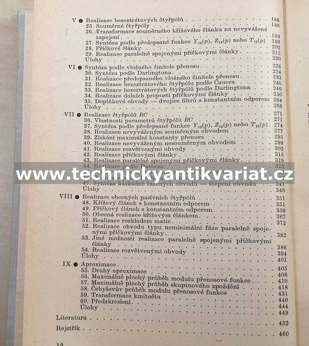 Syntéza elektrických obvodů - Norman Balabanian (1965)
