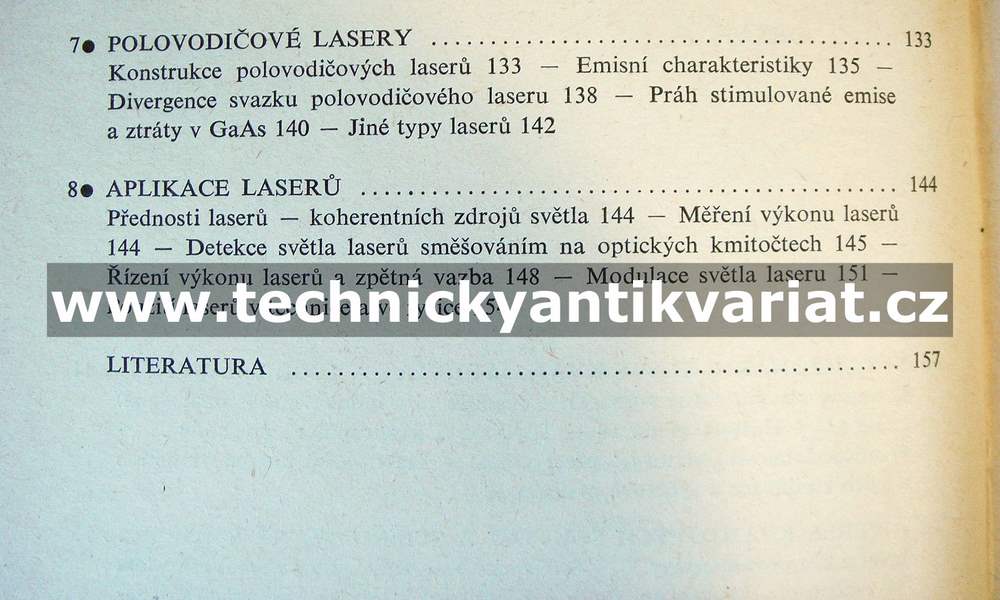 Lasery kvantové generátory světla - Karel Plátek (1964)