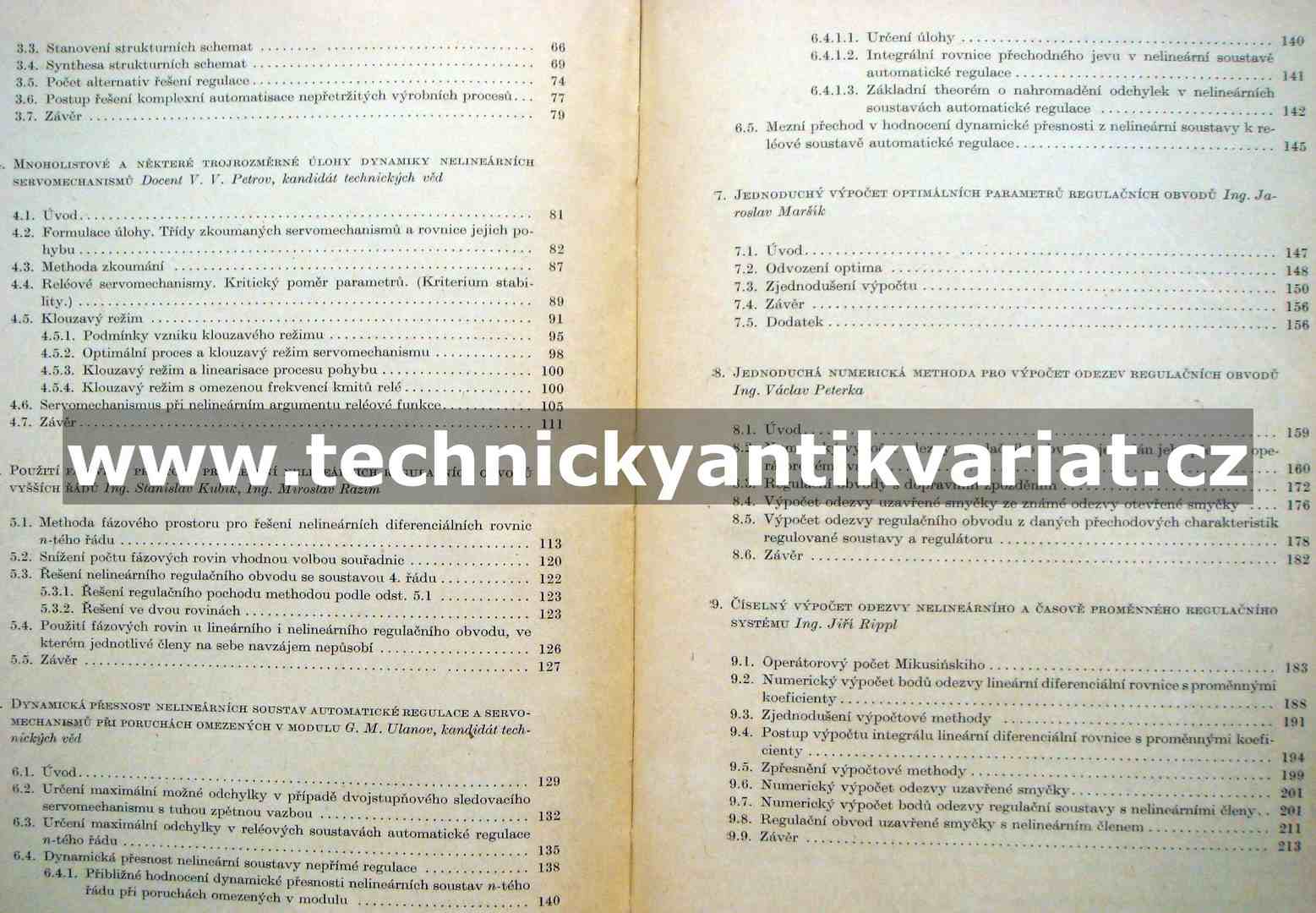 Souhrn prací o automatisaci - Zdeněk Trnka (1956)