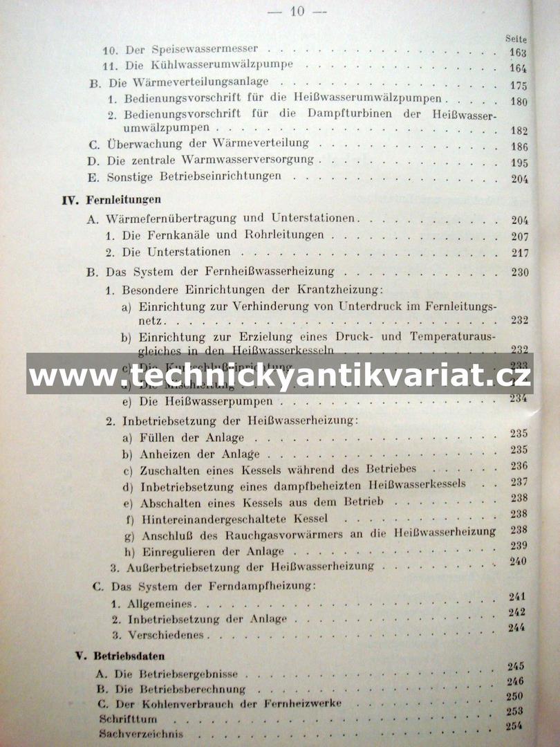 Der Betrieb von Fernheizwerke