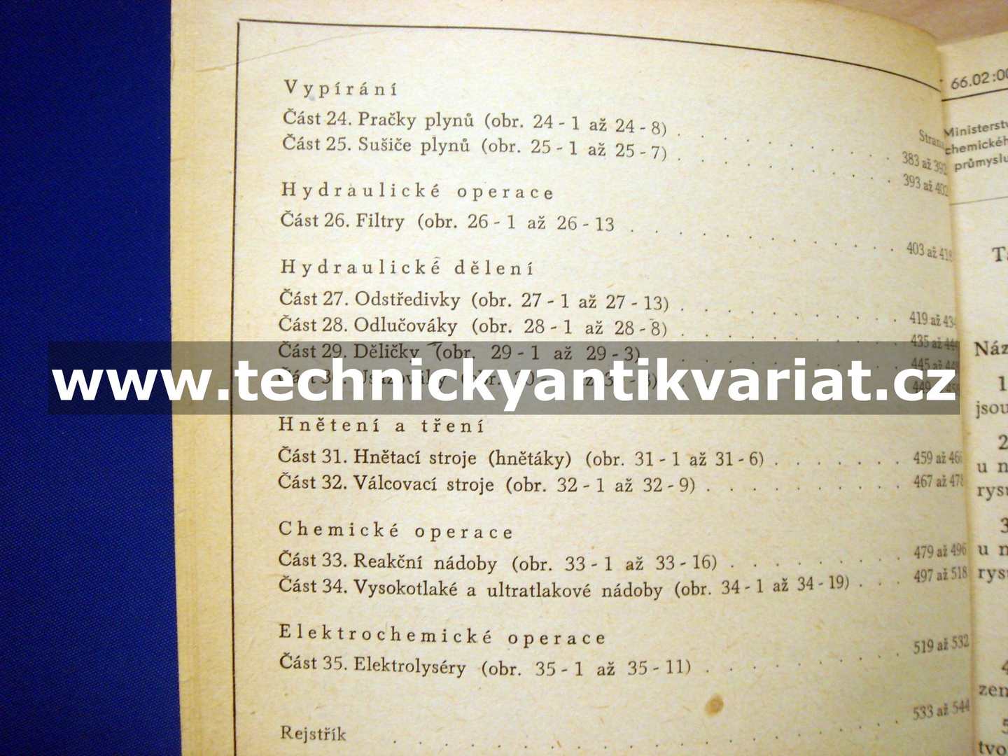 Názvosloví zařízení chemického průmyslu