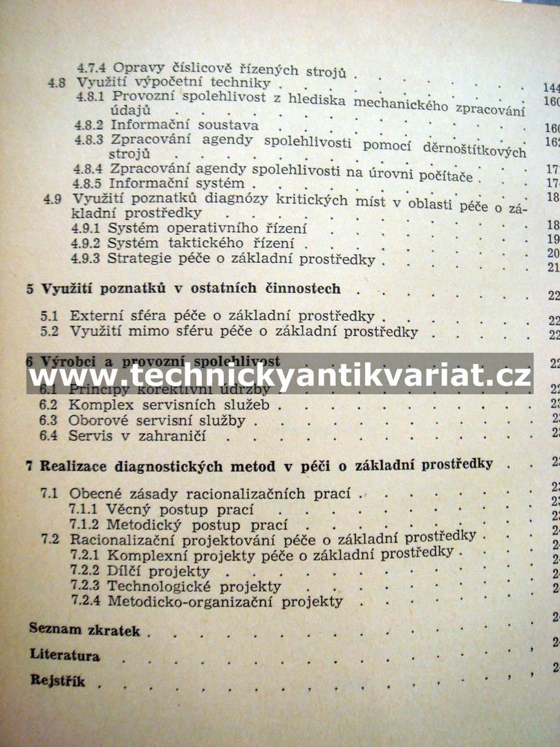 Provozní spolehlivost a údržba strojů