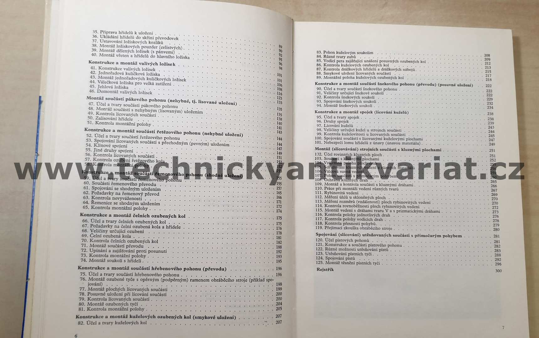 Montáž lícování měření - J. Schrock (1965)