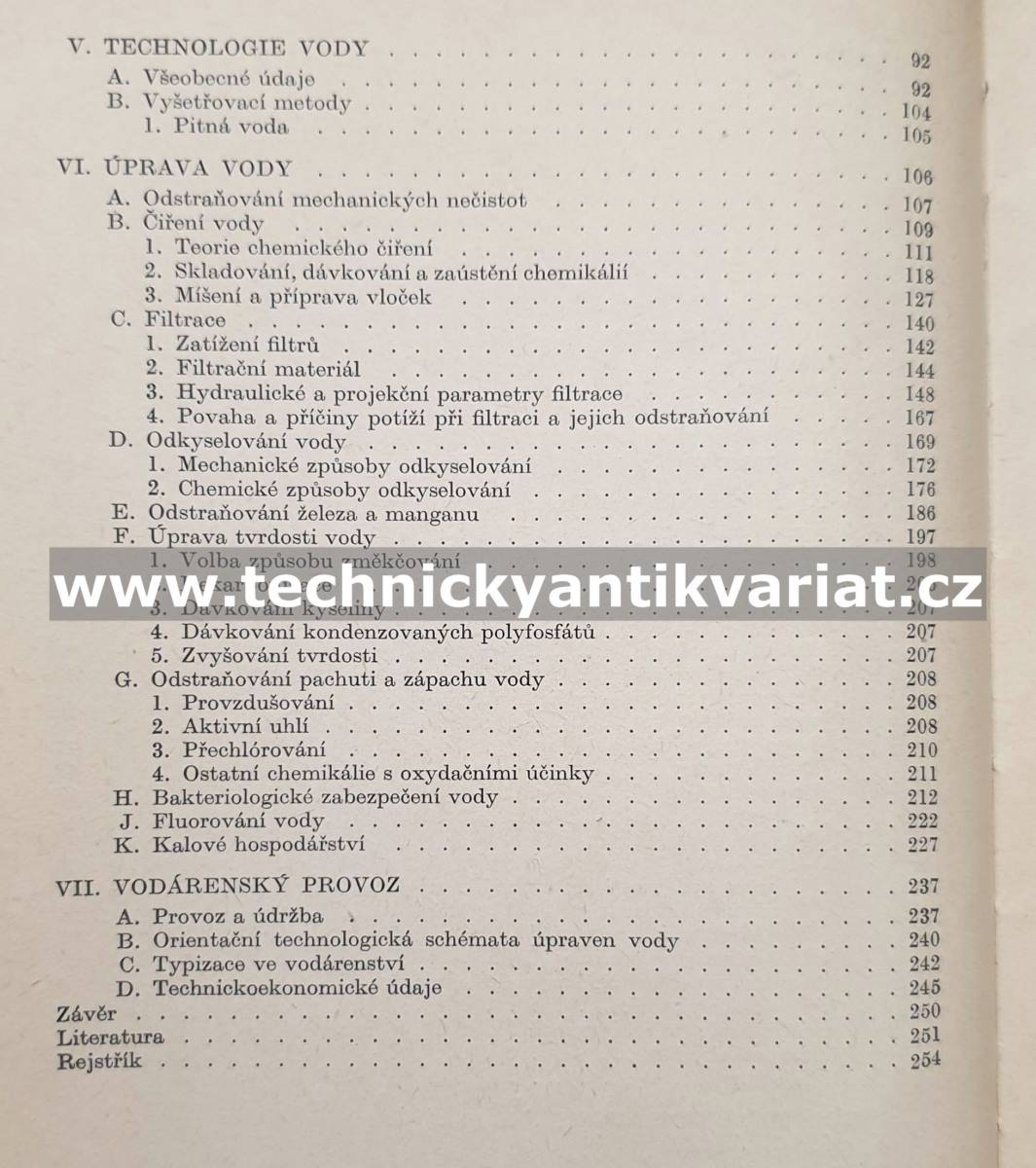 Jímání a úprava vody - Jiří Podhorský (1963)