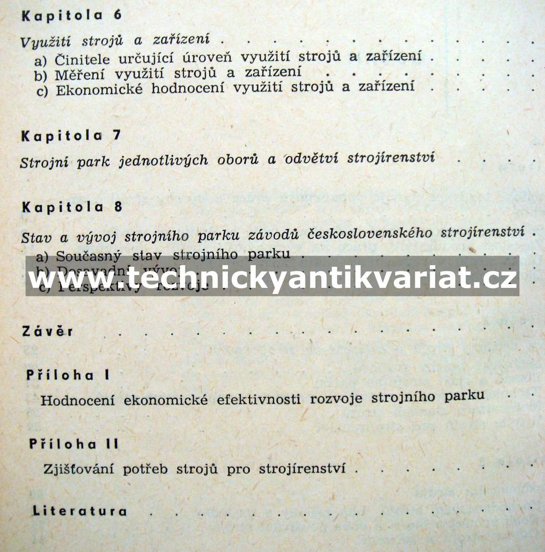 Rozvoj technické základny strojírenství