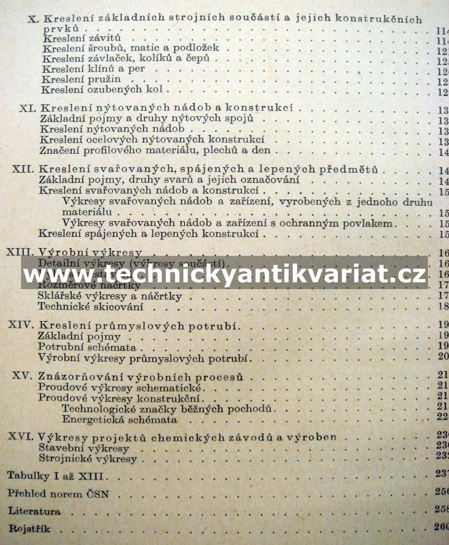 Technické kreslení v chemické praxi - František Kadeřávek (1960)