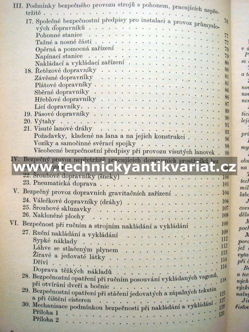 Bezpečnostní technika ve vnitrozávodní dopravě