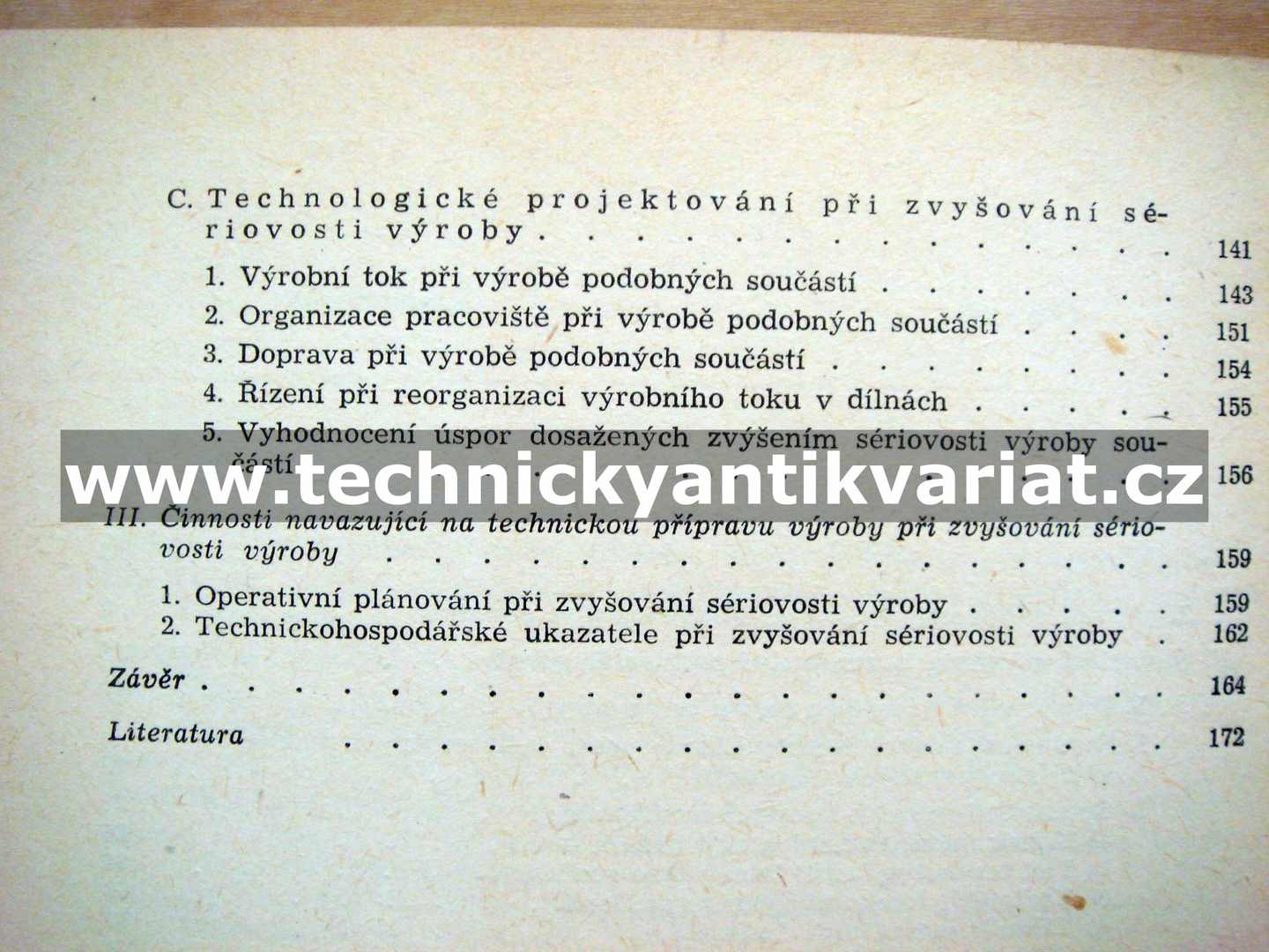 Technická příprava a zvyšování sériovosti strojírenské výroby