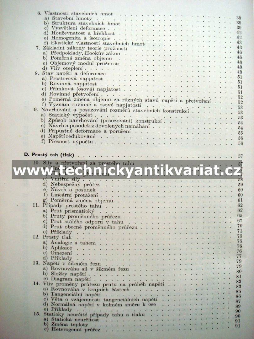 Nauka o pružnosti a pevnosti I. Technická pružnost - Jan Ducháček (1957)