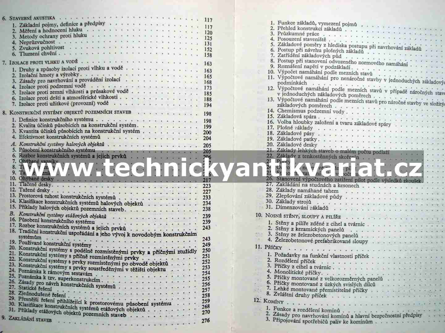 Konstrukce pozemních staveb I.II. (1971)
