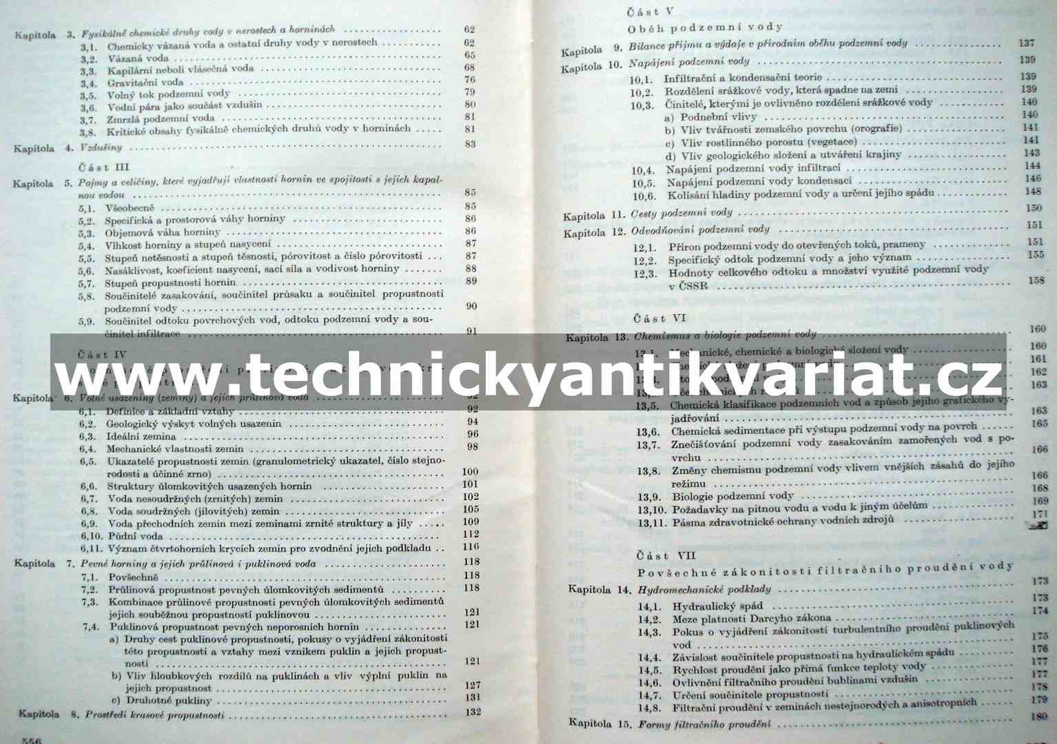 Hydrologie ČSSR I. prosté vody
