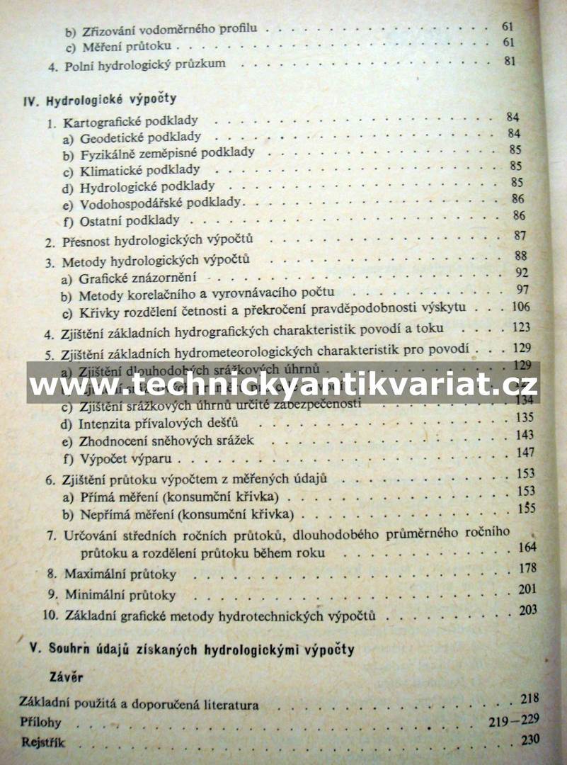 Inženýrská hydrologie - Jaromír Němec (1964)