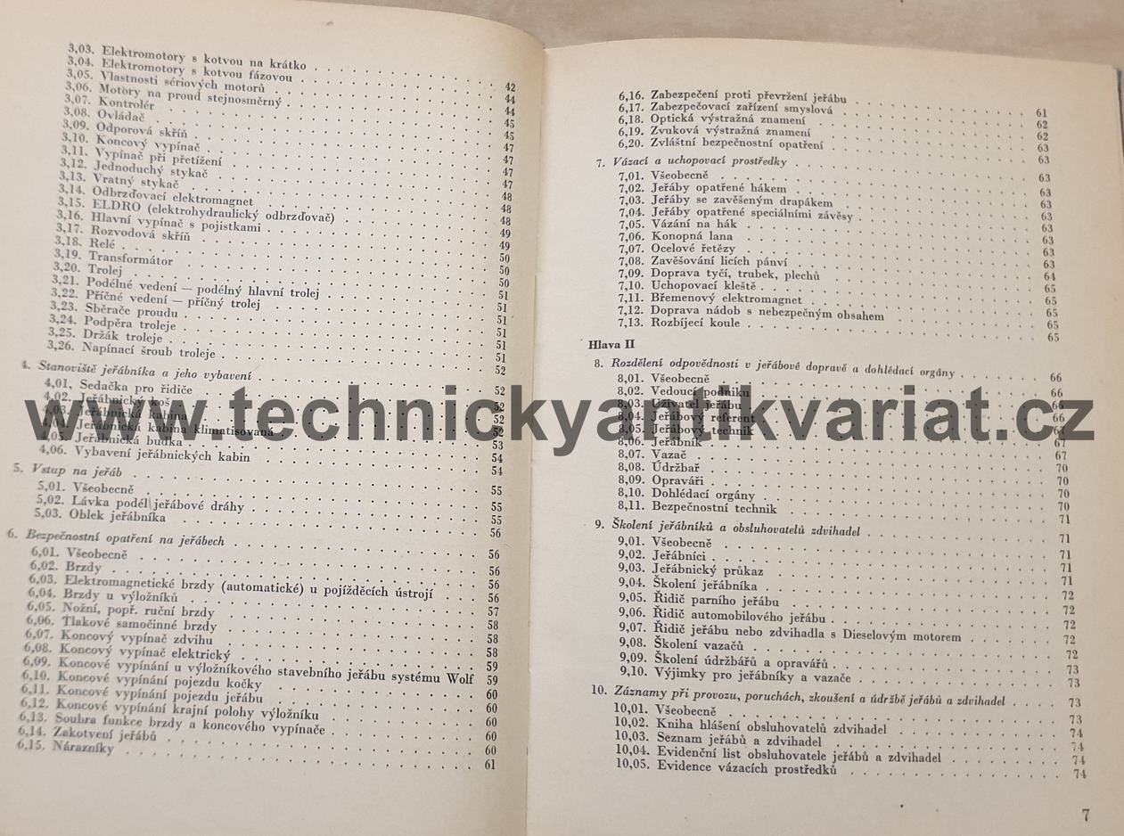 Obsluha jeřábů - J. Vosáhlo (1959)