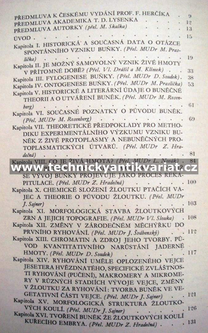 Vznik buněk ze živé hmoty a úloha živé hmoty v organismu