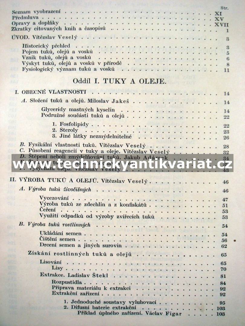 Výroba a zpracování tuků a vosků