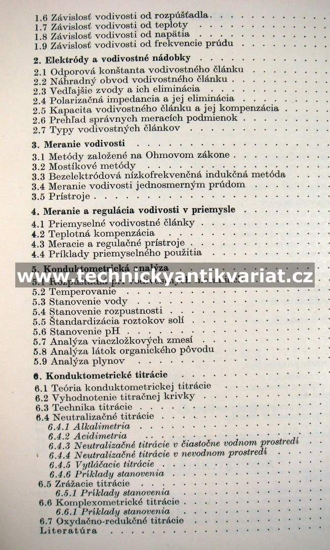 Vodivostné a dielektrické merania v chemickej analýze
