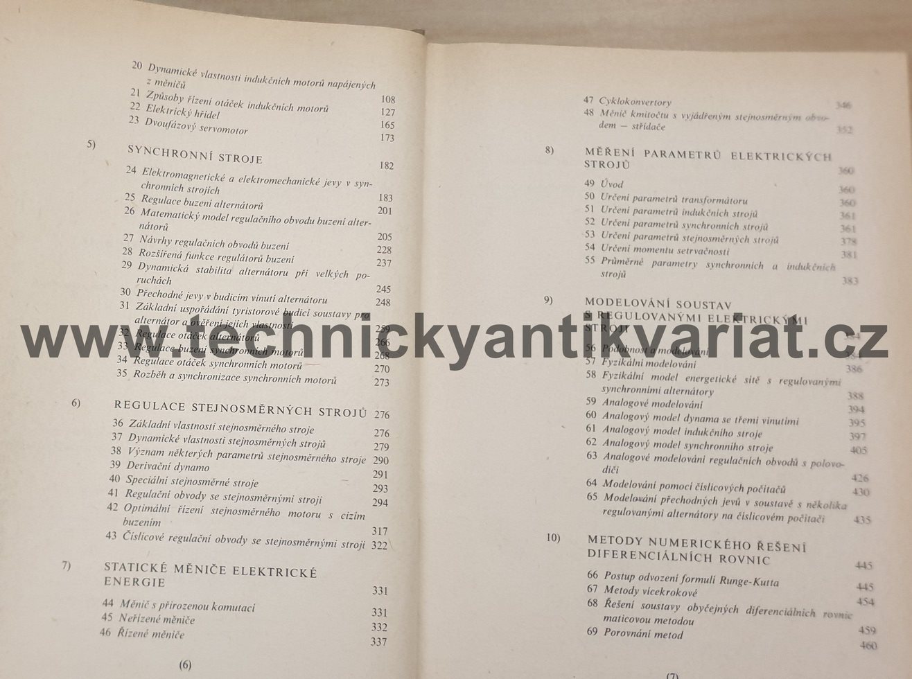 Regulace elektrických strojů - O.Hora, S. Navrátil (1976)