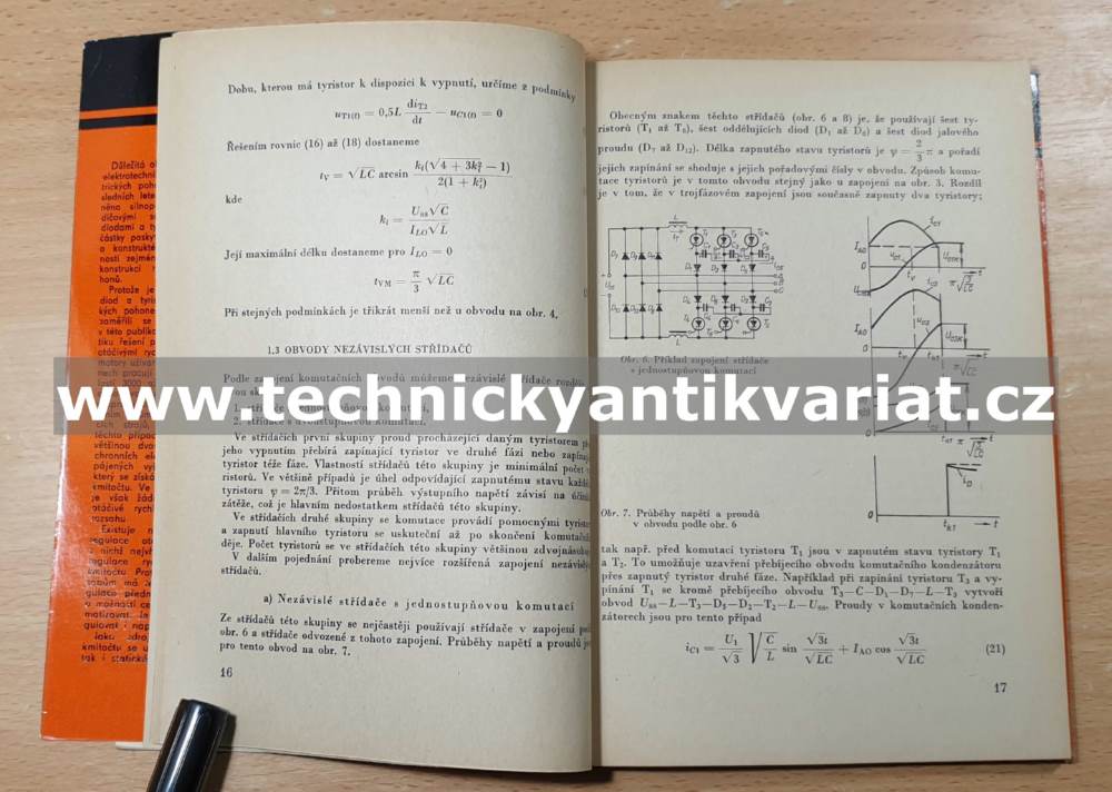 Tyristorové měniče kmitočtu pro regulaci motorů s velkou otáčivou rychlostí - Sandler, Avvakumova, Kudrjavcev, Nikolskij (1973)