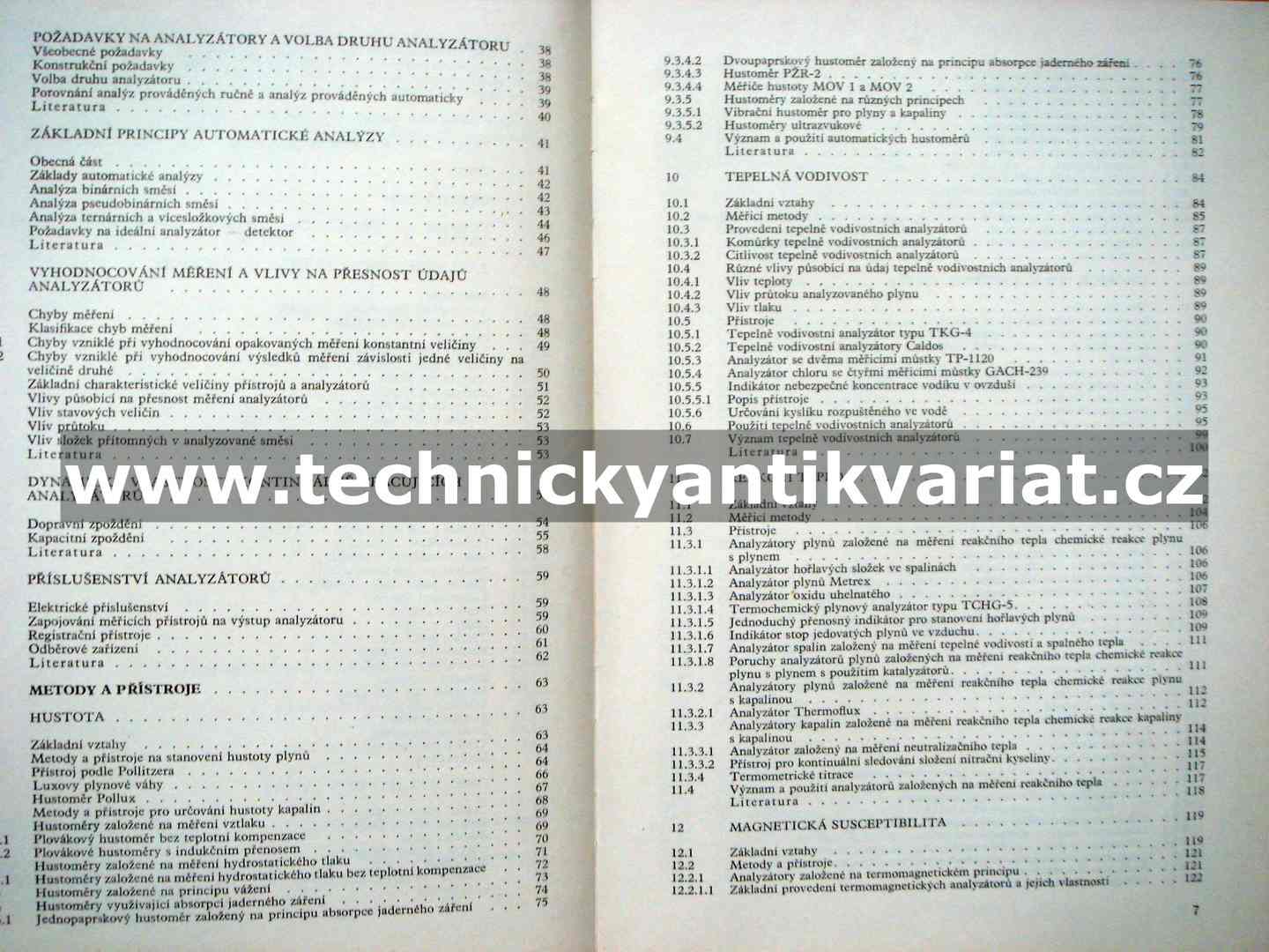 Analyzátory plynů a kapalin - Jaroslav Váňa (1984)