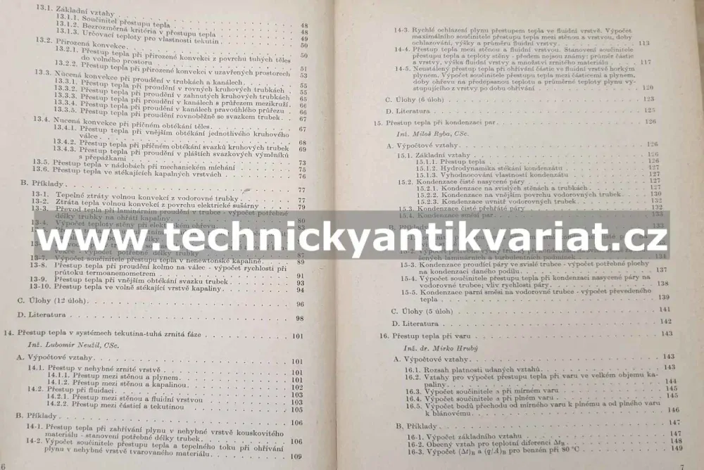 Příklady chemickoinženýrských výpočtů II. - Ryba, Pechoč, Hrubý, Neužil, Žampachová (1964)