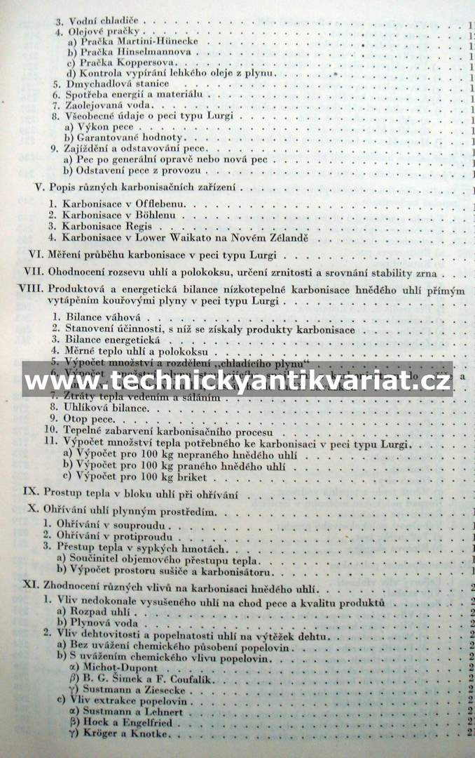 Nízkotepelná karbonisace a tepelné zpracování hnědého uhlí