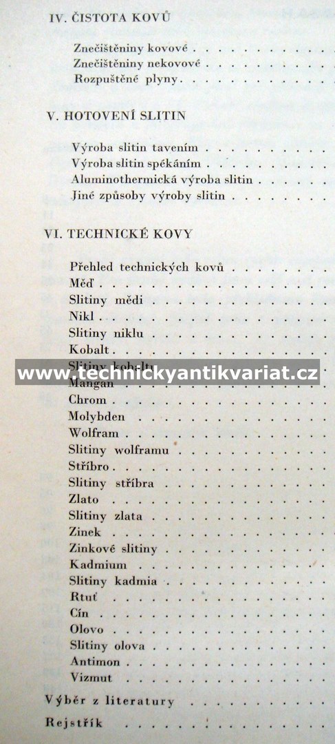 Metalografie neželezných kovů - Vojtěch Jareš (1955)