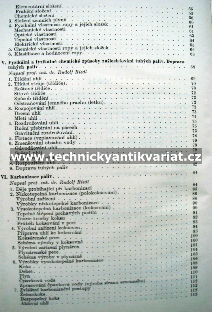 Technologie paliv IV.