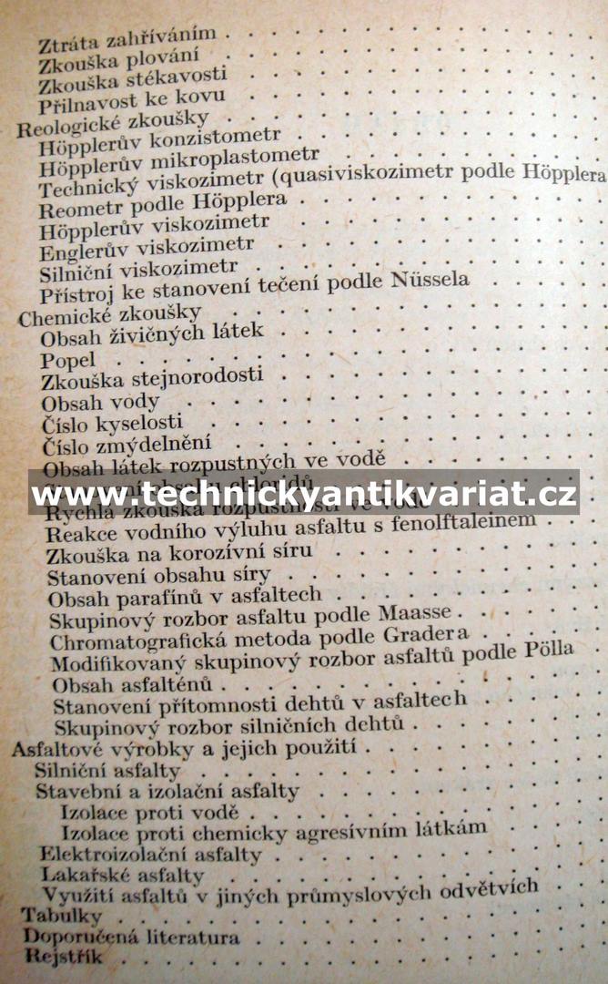 Asfalty jejich výroba a použití