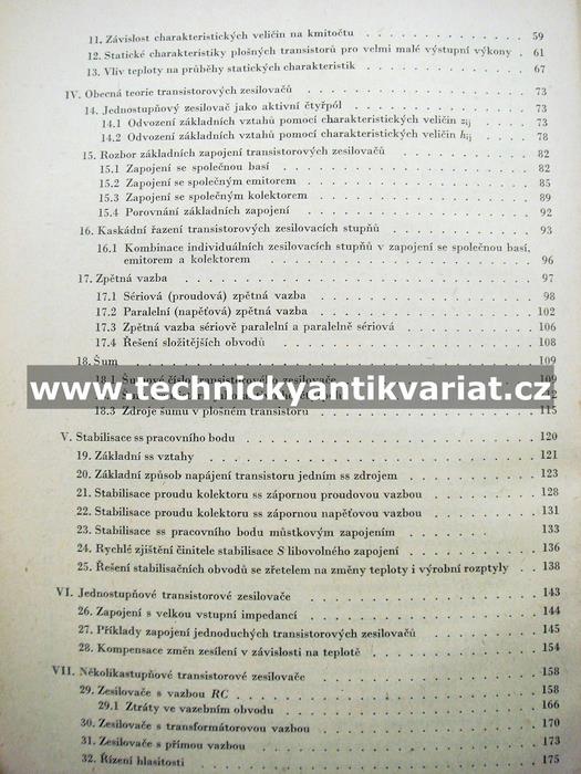 Nízkofrekvenční transistorové zesilovače - Jaroslav Budínský (1959)