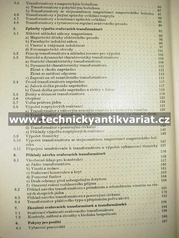Transformátory pro obloukové svařování - Kruml, Štefl (1979)
