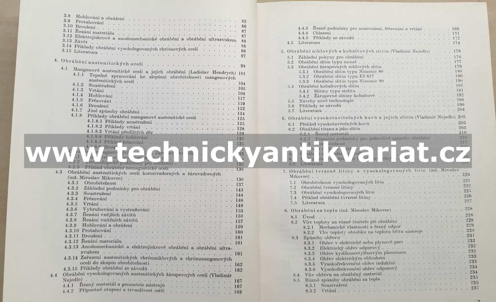 Obrábění těžkoobrobitelných materiálů - Miroslav Mikovec (1963)