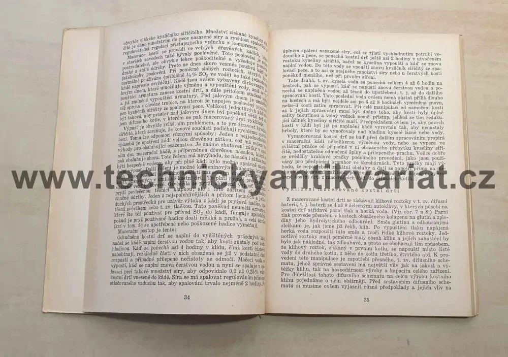 Technologie klihů a želatin - Max Spitzer (1952)