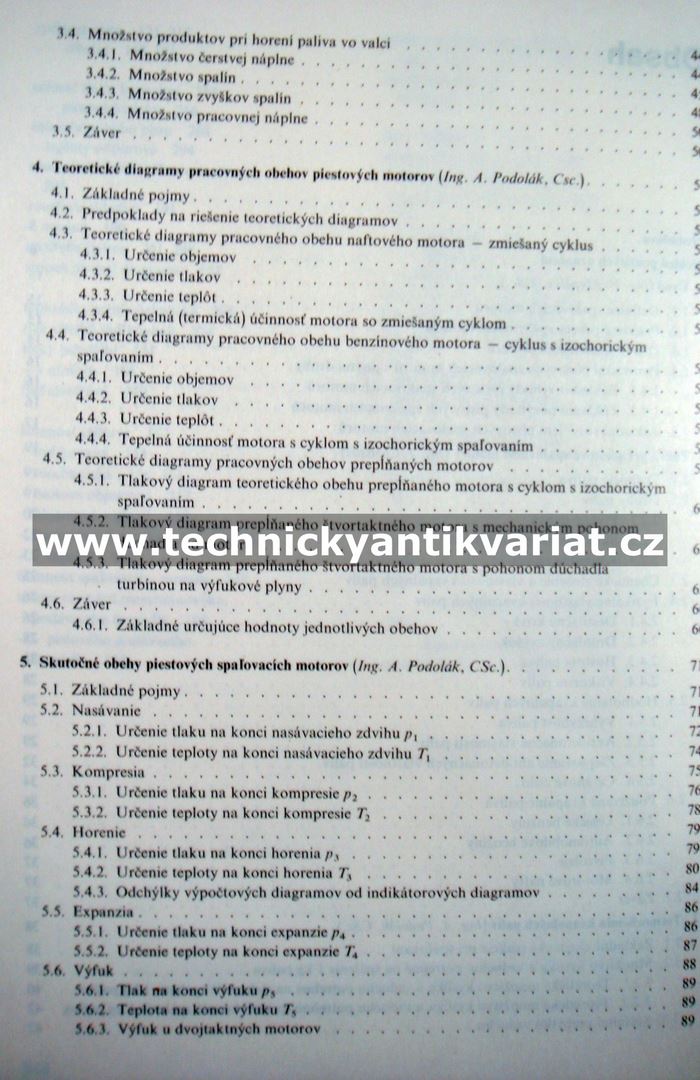 Zemědělské Traktory 2 Spalovací motory - Růžička