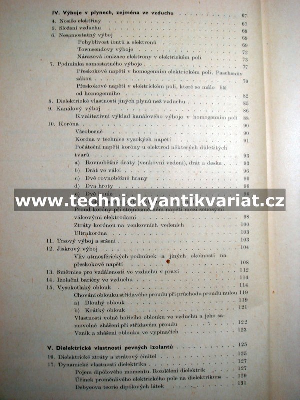 Technika vysokých napětí - Antonín Veverka (1982)